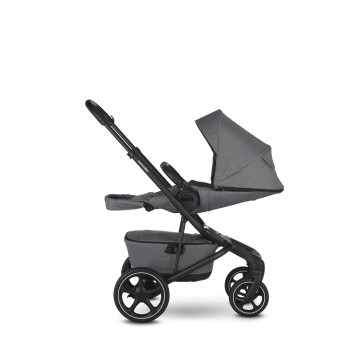 EASYWALKER Kočík kombinovaný Jimmey 2v1 Iris Grey LITE RWS + KIDDY Evoluna i-size 2 + základňa