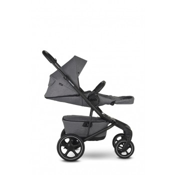 EASYWALKER Kočík kombinovaný Jimmey 2v1 Iris Grey LITE RWS + KIDDY Evoluna i-size 2 + základňa