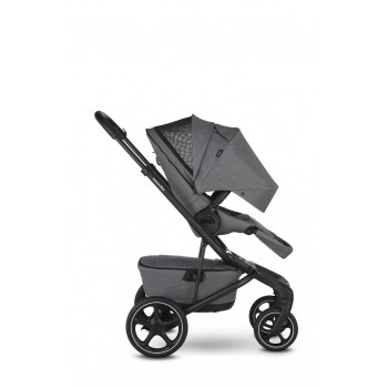 EASYWALKER Kočík kombinovaný Jimmey 2v1 Iris Grey LITE RWS + KIDDY Evoluna i-size 2 + základňa