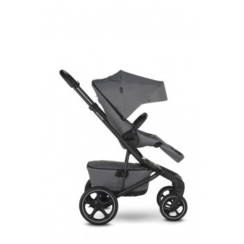 EASYWALKER Kočík kombinovaný Jimmey 2v1 Iris Grey LITE RWS + KIDDY Evoluna i-size 2 + základňa