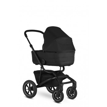 EASYWALKER Kočík kombinovaný Jimmey 2v1 Pepper Black LITE AIR + KIDDY Evoluna i-size 2 + základňa