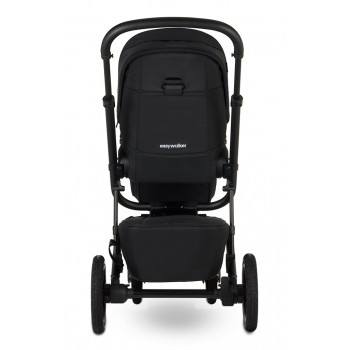 EASYWALKER Kočík kombinovaný Jimmey 2v1 Pepper Black LITE AIR + KIDDY Evoluna i-size 2 + základňa