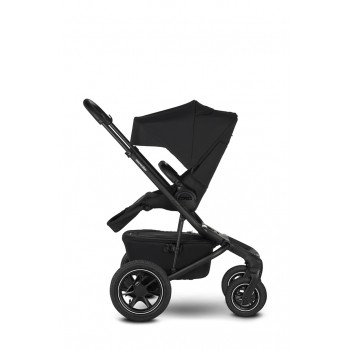 EASYWALKER Kočík kombinovaný Jimmey 2v1 Pepper Black LITE AIR + KIDDY Evoluna i-size 2 + základňa