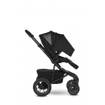 EASYWALKER Kočík kombinovaný Jimmey 2v1 Pepper Black LITE AIR + KIDDY Evoluna i-size 2 + základňa