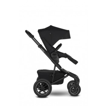 EASYWALKER Kočík kombinovaný Jimmey 2v1 Pepper Black LITE AIR + KIDDY Evoluna i-size 2 + základňa