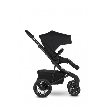 EASYWALKER Kočík kombinovaný Jimmey 2v1 Pepper Black LITE AIR + KIDDY Evoluna i-size 2 + základňa