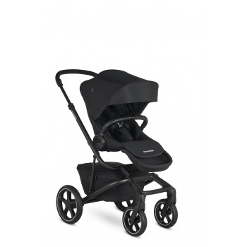 EASYWALKER Kočík kombinovaný Jimmey 2v1 Pepper Black LITE RWS + KIDDY Evoluna i-size 2 + základňa