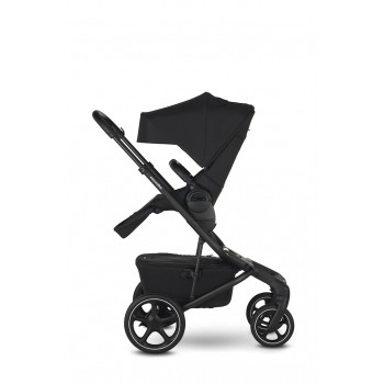 EASYWALKER Kočík kombinovaný Jimmey 2v1 Pepper Black LITE RWS + KIDDY Evoluna i-size 2 + základňa