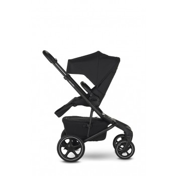 EASYWALKER Kočík kombinovaný Jimmey 2v1 Pepper Black LITE RWS + KIDDY Evoluna i-size 2 + základňa