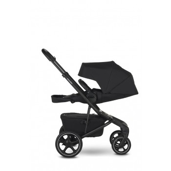 EASYWALKER Kočík kombinovaný Jimmey 2v1 Pepper Black LITE RWS + KIDDY Evoluna i-size 2 + základňa