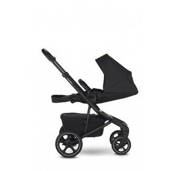 EASYWALKER Kočík kombinovaný Jimmey 2v1 Pepper Black LITE RWS + KIDDY Evoluna i-size 2 + základňa