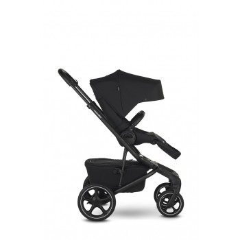 EASYWALKER Kočík kombinovaný Jimmey 2v1 Pepper Black LITE RWS + KIDDY Evoluna i-size 2 + základňa