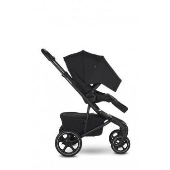 EASYWALKER Kočík kombinovaný Jimmey 2v1 Pepper Black LITE RWS + KIDDY Evoluna i-size 2 + základňa