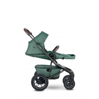 EASYWALKER Kočík kombinovaný Jimmey 2v1 Pine Green LITE AIR + KIDDY Evoluna i-size 2 + základňa