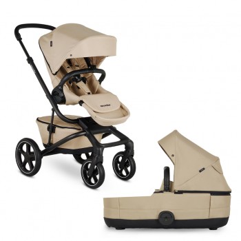 EASYWALKER Kočík kombinovaný Jimmey 2v1 Sand Taupe LITE RWS + KIDDY Evoluna i-size 2 + základňa