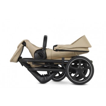 EASYWALKER Kočík kombinovaný Jimmey 2v1 Sand Taupe LITE RWS + KIDDY Evoluna i-size 2 + základňa