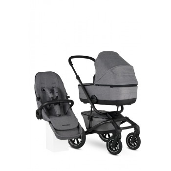 EASYWALKER Kočík kombinovaný Jimmey Iris Grey XXL AIR + RWS + KIDDY Evoluna i-size 2 + základňa