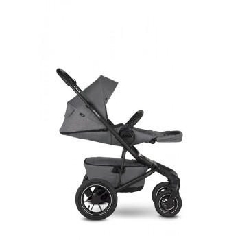 EASYWALKER Kočík kombinovaný Jimmey Iris Grey XXL AIR + RWS + KIDDY Evoluna i-size 2 + základňa