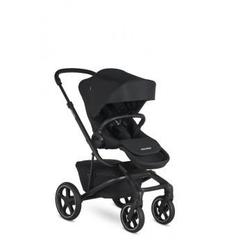 EASYWALKER Kočík kombinovaný Jimmey Pepper Black XXL RWS + KIDDY Evoluna i-size 2 + základňa