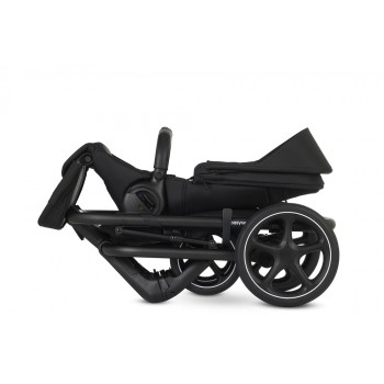 EASYWALKER Kočík kombinovaný Jimmey Pepper Black XXL RWS + KIDDY Evoluna i-size 2 + základňa