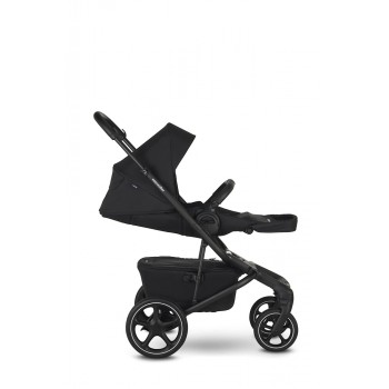 EASYWALKER Kočík kombinovaný Jimmey Pepper Black XXL RWS + KIDDY Evoluna i-size 2 + základňa