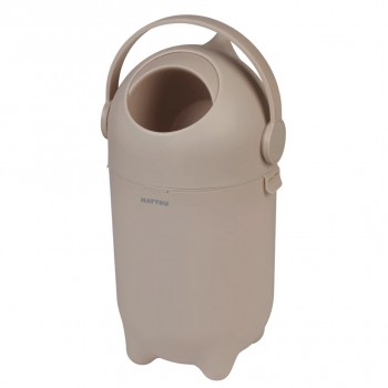 NATTOU Kôš na plienky Dropy Taupe 27 cm
