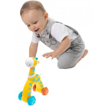 CHICCO Hračka Push and Go Žirafa 12m+