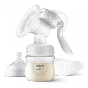 Philips AVENT Odsávačka materského mlieka manuálna+WW Soapberry 60ks