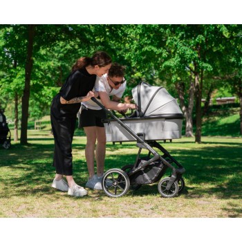 MUUVO Kočík kombinovaný Slick 2.0 set 2v1 Iron graphite