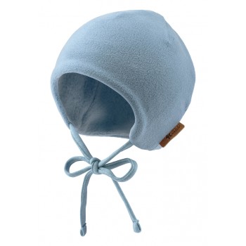 STERNTALER Čiapka na zaväzovanie jemný fleece podšitá modrá chlapec veľ. 39 cm - 3-4 m