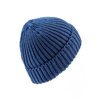 STERNTALER Čiapka pletená beanie so zahnutým okrajom námornícka modrá uni veľ. 49 cm - 12-18 m