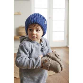 STERNTALER Čiapka pletená beanie so zahnutým okrajom námornícka modrá uni veľ. 51 cm - 18-24 m