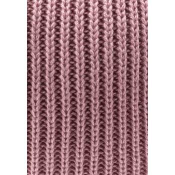 STERNTALER Čiapka zimná so zahnutým okrajom pletená ružová dievča veľ. 49 cm - 12-18 m