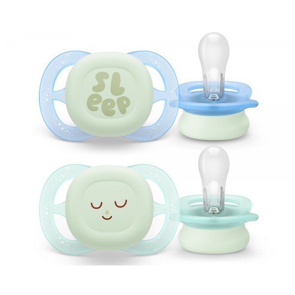 Philips AVENT Cumlík Ultrastart nočný 0-2m chlapec 2 ks