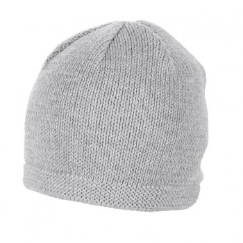 STERNTALER Čiapka pletená hladká organická bavlna silver mel. -45cm-6-9m