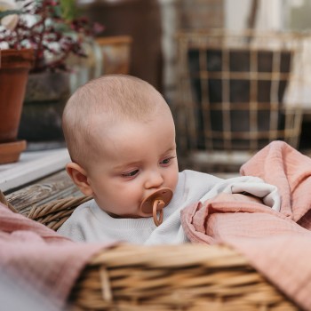 BIBS Colour cumlíky z prírodného kaučuku 2ks - veľkosť 2 Taupe / Scuba