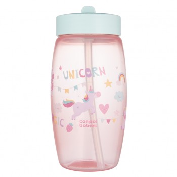 CANPOL BABIES Fľaša športová so sklápacím náustkom Unicorns 400ml
