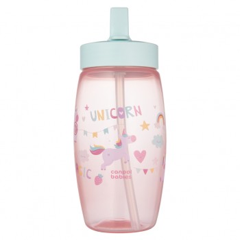 CANPOL BABIES Fľaša športová so sklápacím náustkom Unicorns 400ml
