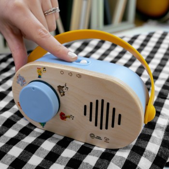 BABY EINSTEIN Hračka hudobná rádio Discovery Radio™ HAPE 6m+