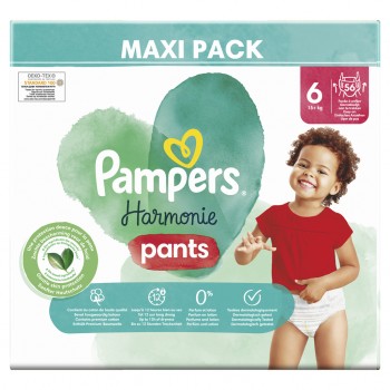 PAMPERS Nohavičky plienkové Harmonie Pants veľ. 6 (56 ks) 15+ kg