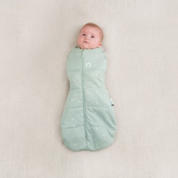 ERGOPOUCH Zavinovačka a vak na spanie 2v1 Cocoon Sage 0-3 m, 3-6 kg, 2,5 tog