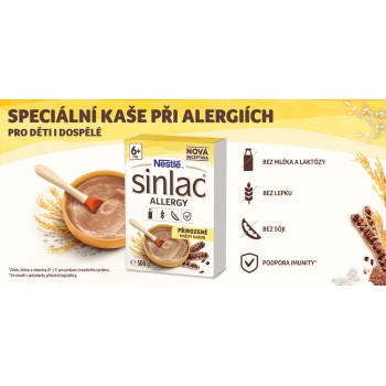 NESTLÉ Kaša nemliečna Sinlac Allergy 500 g, 6m+