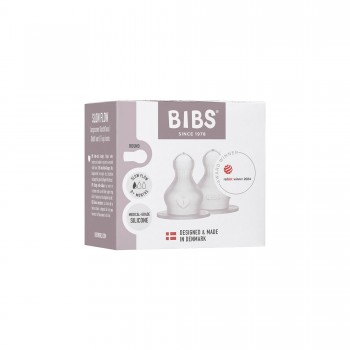 BIBS Baby Bottle silikónové cumlíky pomalý prietok