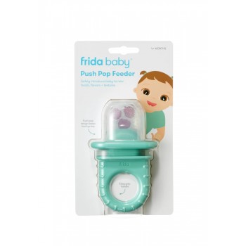 FRIDA BABY Cumlík silikónový na kŕmenie Push Pop Papuu 4m+