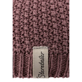 STERNTALER Čiapka pletená GOTS bavlnená ružová dievča veľ. 43 cm - 5-6 m