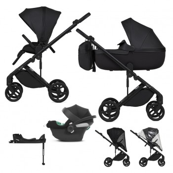 ANEX Kočík kombinovaný Eli Midnight + CYBEX Aton B2 i-Size + základňa