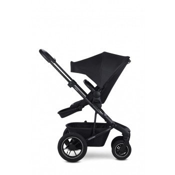 EASYWALKER Kočík kombinovaný Harvey⁵ 2v1 Midnight Black LITE AIR +CYBEX Aton B2 i-Size,základňa