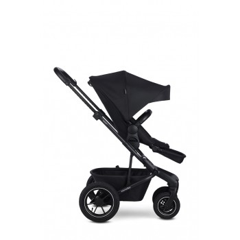 EASYWALKER Kočík kombinovaný Harvey⁵ 2v1 Midnight Black LITE AIR +CYBEX Aton B2 i-Size,základňa