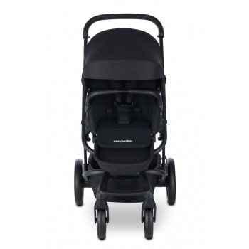 EASYWALKER Kočík kombinovaný Harvey⁵ 2v1 Midnight Black LITE RWS +CYBEX Aton B2 i-Size,základňa
