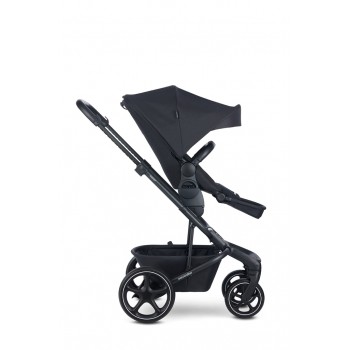 EASYWALKER Kočík kombinovaný Harvey⁵ 2v1 Midnight Black LITE RWS +CYBEX Aton B2 i-Size,základňa